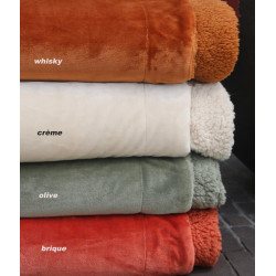 Plaid doublée Mouton publicitaire