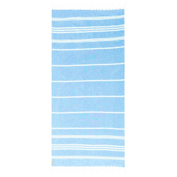 Fouta toile doublé éponge microfibre