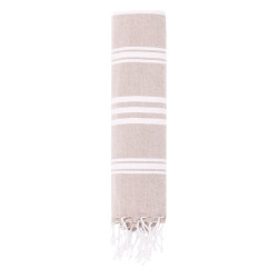 Fouta toile doublé éponge microfibre moderne