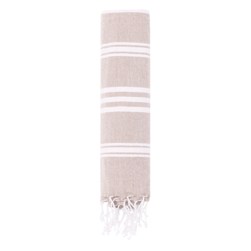 Fouta toile doublé éponge microfibre moderne