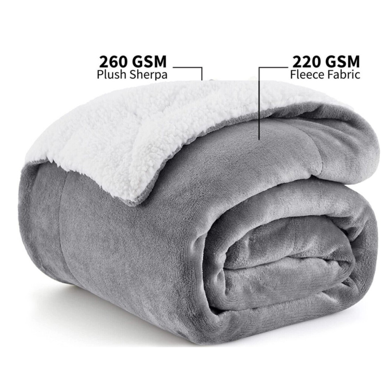 Plaid doublé Mouton