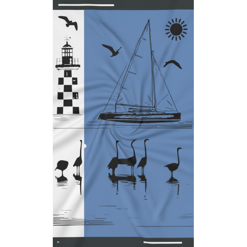 Drap de plage publicitaire original