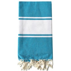 Fouta publicitaire turquoise