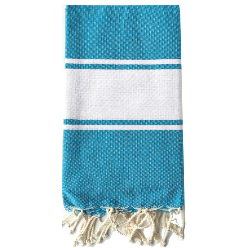 Fouta publicitaire turquoise