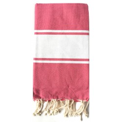 Fouta publicitaire fuchsia
