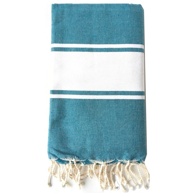 Fouta publicitaire cérulé
