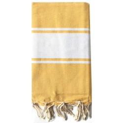 Fouta publicitaire safran