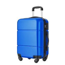 Valise cabine publicitaire bleu