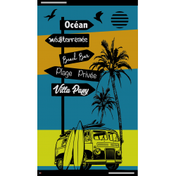 Serviette de plage fabrication française de bonne qualité